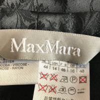 Max Mara Zwarte zijdeachtige avondjersey op maat