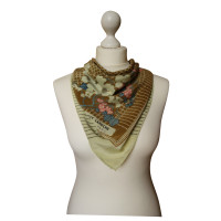 Guy Laroche Silk scarf with Art Nouveau motif
