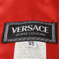 Versace robe en tweed multicolore