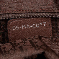 Christian Dior Gaucho Saddle Bag aus Leder in Braun