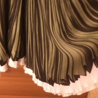 Prada Silk plisse print skirt