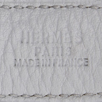 Hermès Trim aus Leder in Grau