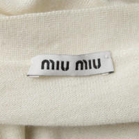 Miu Miu Cardigan beige / blanc crème
