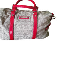 Pollini Tote Bag aus Canvas in Rot