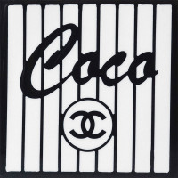 Chanel Bracciale "Coco" - nero / bianco 