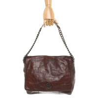 Tory Burch Handbag Leather in Bordeaux