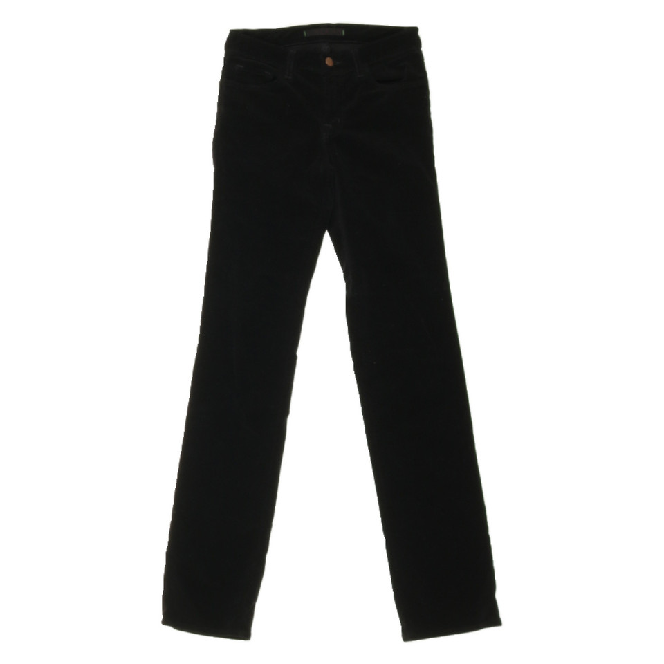 J Brand Trousers Cotton in Black