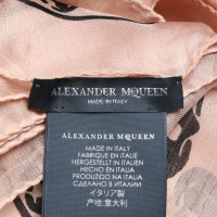 Alexander McQueen Schal/Tuch aus Seide in Nude