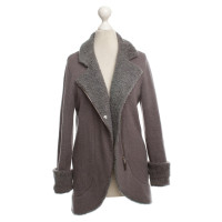 Brunello Cucinelli Cardigan met konijn bont trim