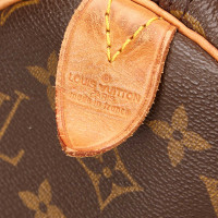 Louis Vuitton Keepall 45 in Tela in Marrone