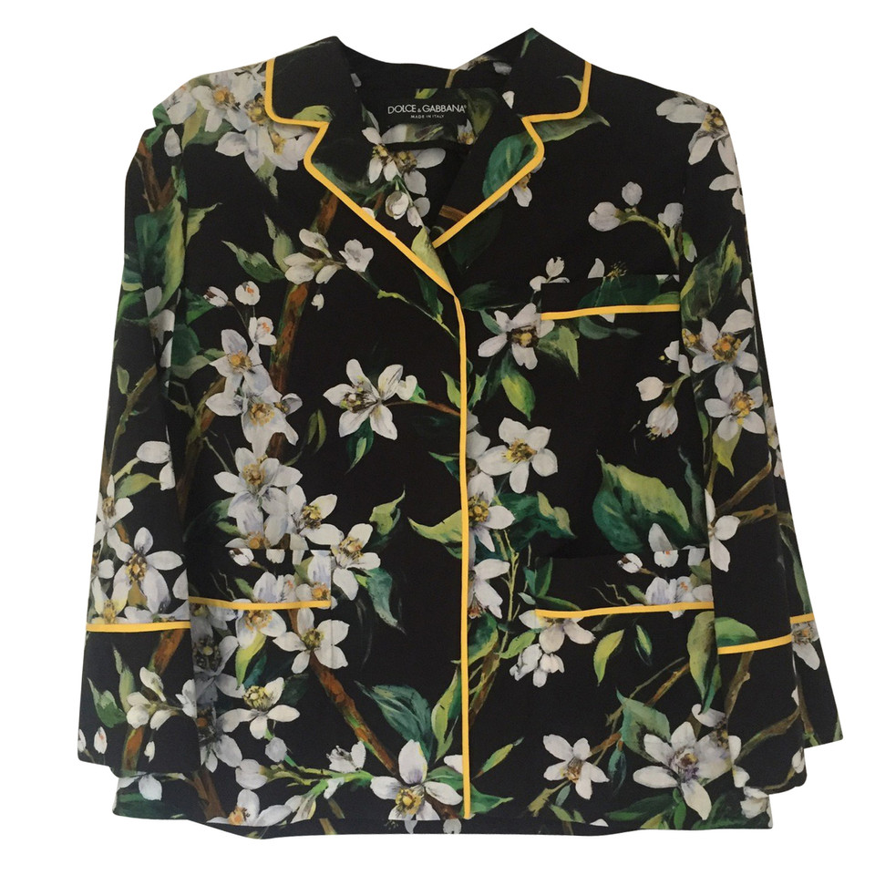 Dolce & Gabbana Floral Pyjama Style Shirt