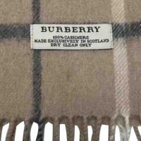 Burberry Cashmere Tartan foulard