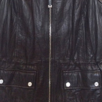 Michael Kors Sleeveless leather jacket