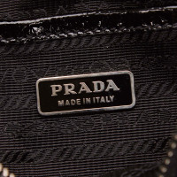 Prada Verzamelde patent Leren handtas