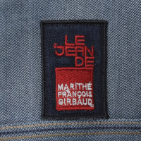 Marithé Et Francois Girbaud giacca di jeans in incidente sguardo