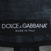 Dolce & Gabbana Jacket/Coat Cotton in Blue