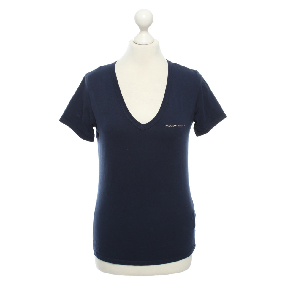 Armani Jeans Top Cotton in Blue