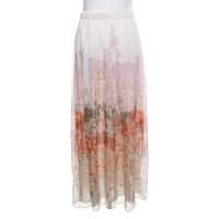 Stefanel Silk skirt with pattern