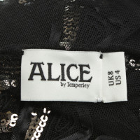 Alice By Temperley Vestito trasparente nero