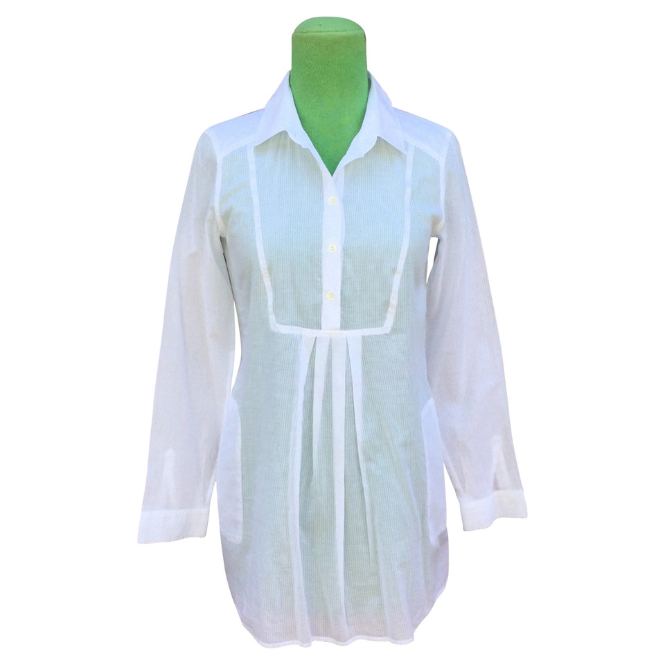 Etro Kleid aus Baumwolle in Weiß