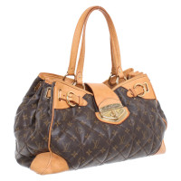 Louis Vuitton Handbag Canvas in Brown