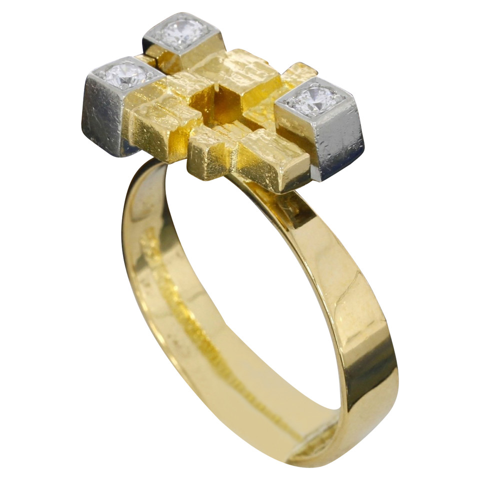 Lapponia Ring aus Platin in Gold