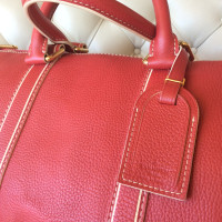 Louis Vuitton Keepall 50 aus Leder in Rot