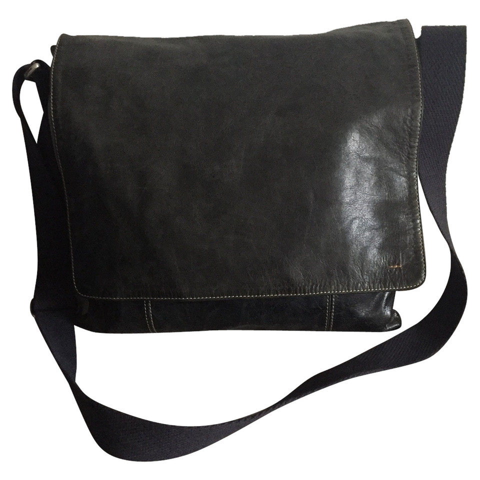 Zanellato Shoulder bag Leather in Petrol