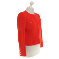 Chanel Bouclé-Blazer in Rot