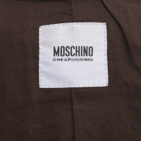 Moschino Blazer aus Leder