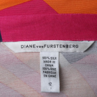 Diane Von Furstenberg Wikkeljurk met print