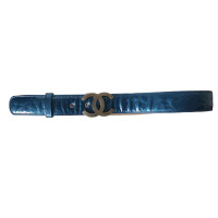 Chanel Patent leather belt with logo clasp