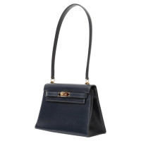 Hermès Kelly Bag 20 Leather in Blue