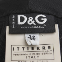 Dolce & Gabbana Hooded vest van zwart
