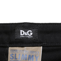 Dolce & Gabbana Jeans aus Baumwolle in Schwarz