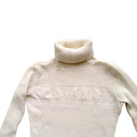 Dkny Roll collar sweater in white