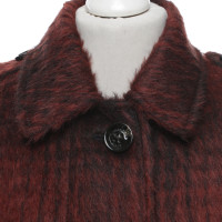 Burberry Coat in red / black