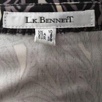 L.K. Bennett Seiden-Kleid mit Muster