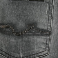 7 For All Mankind Jeans in Cotone in Grigio