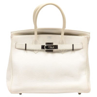 Hermès Birkin Bag 30 en Cuir en Blanc