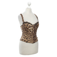 Dolce & Gabbana Corsage à motif léopard