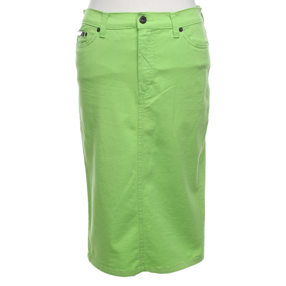 D&G Denim skirt in green