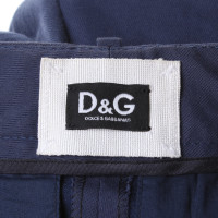 D&G Pantaloni in blu