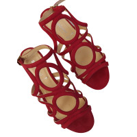 Baldinini Sandalen aus Wildleder in Rot