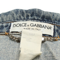 Dolce & Gabbana Jeans Jacke in Blau
