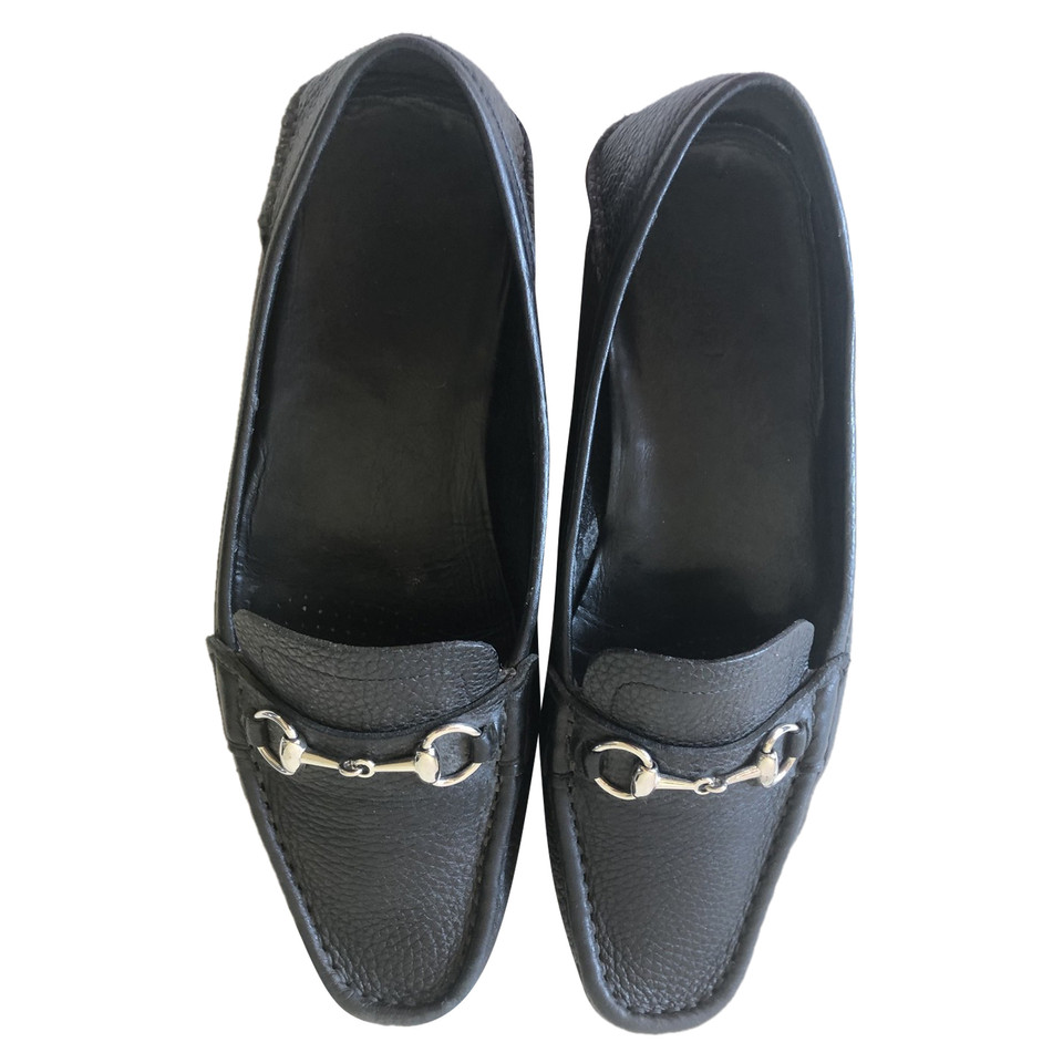 Gucci Slippers/Ballerinas Leather in Black