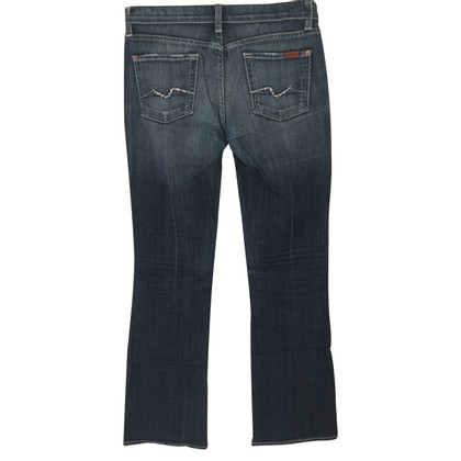 7 For All Mankind Bootcut jeans met strass applicatie