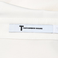 Alexander Wang Oberteil aus Seide in Creme