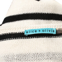 Alice + Olivia Striped knit top