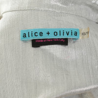 Alice + Olivia Chemisier en couleur argent